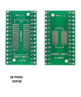 Adaptador PCB SMD a DIP 3-28 PINES