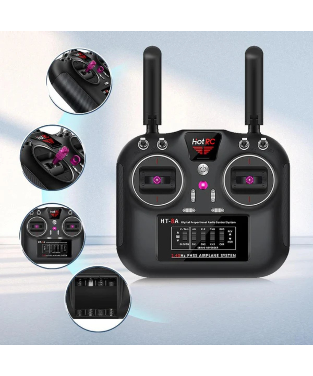 Control remoto para drone 8 canales HT-8A