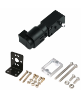 Motorreductor un eje metalico para carrito robot 3-6V y Soporte