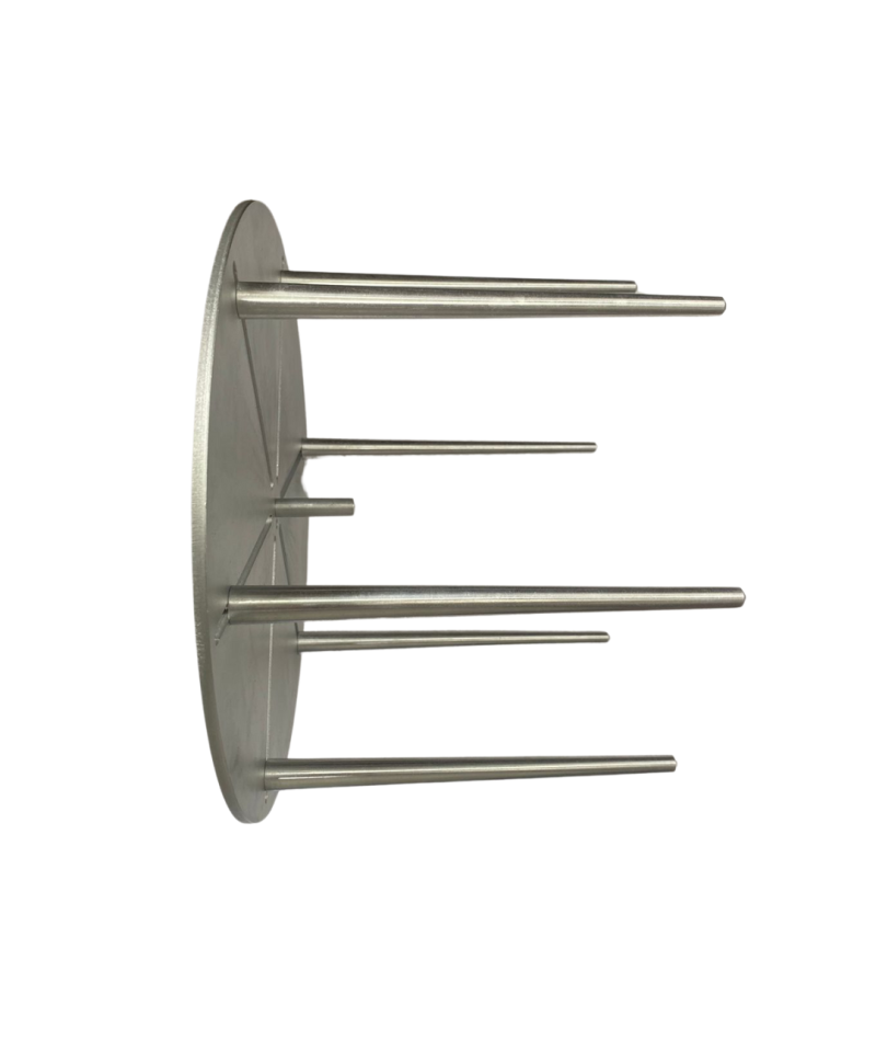 Disco de carrete con 6 varillas