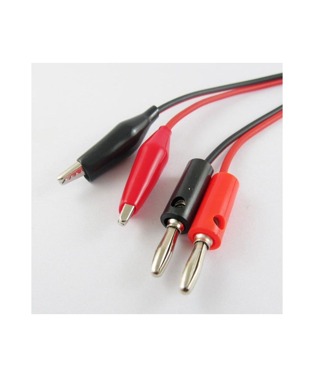 Cable para pruebas tipo banana y lagarto