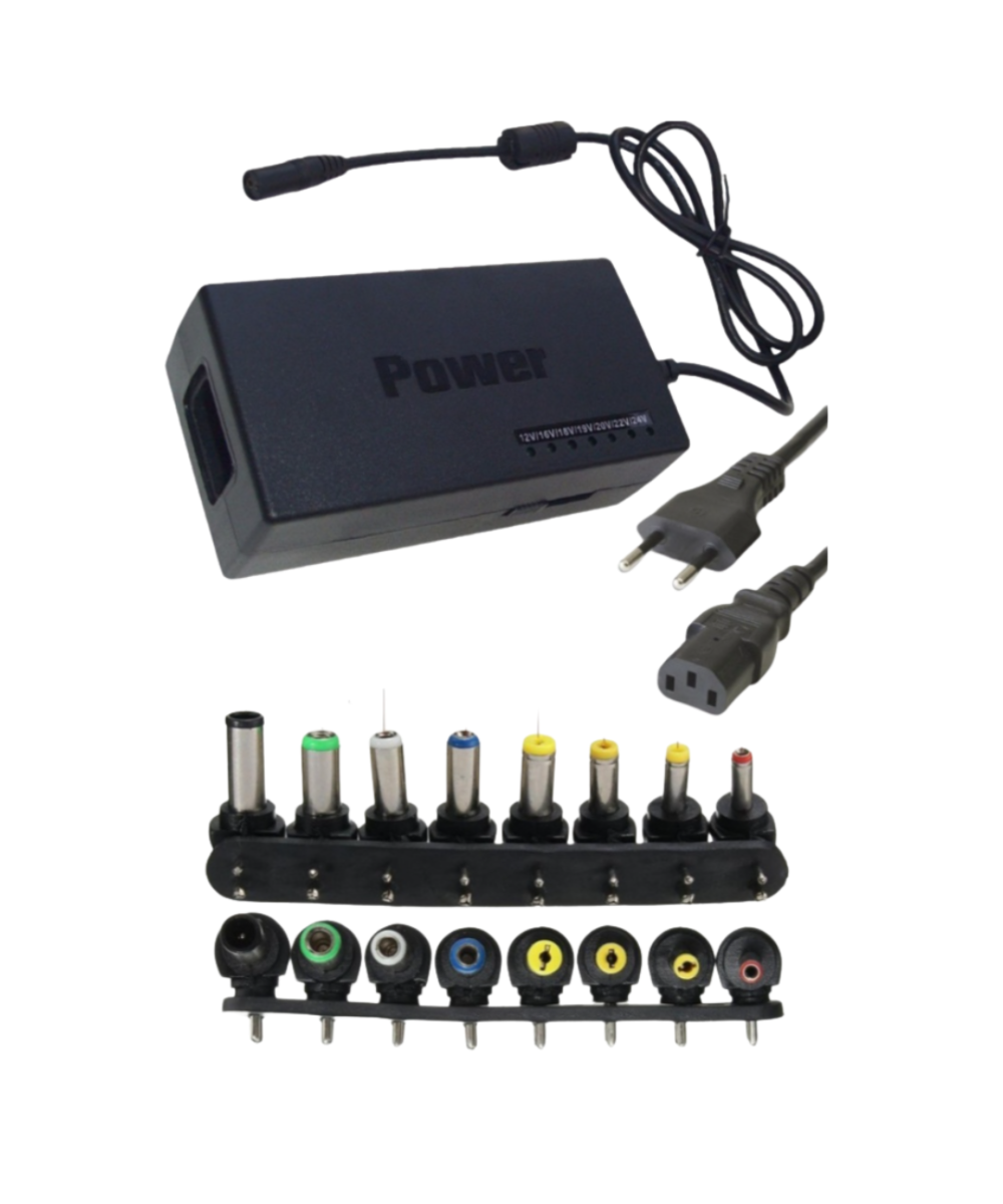 Fuente regulable 12V-24V 4.5A con 8 Adaptadores de corriente
