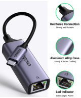 Adaptador de Red USB-C a RJ45 10/100/1000Mbps UGREEN