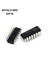 Demultiplexor / decodificador SN74LS138N DIP16