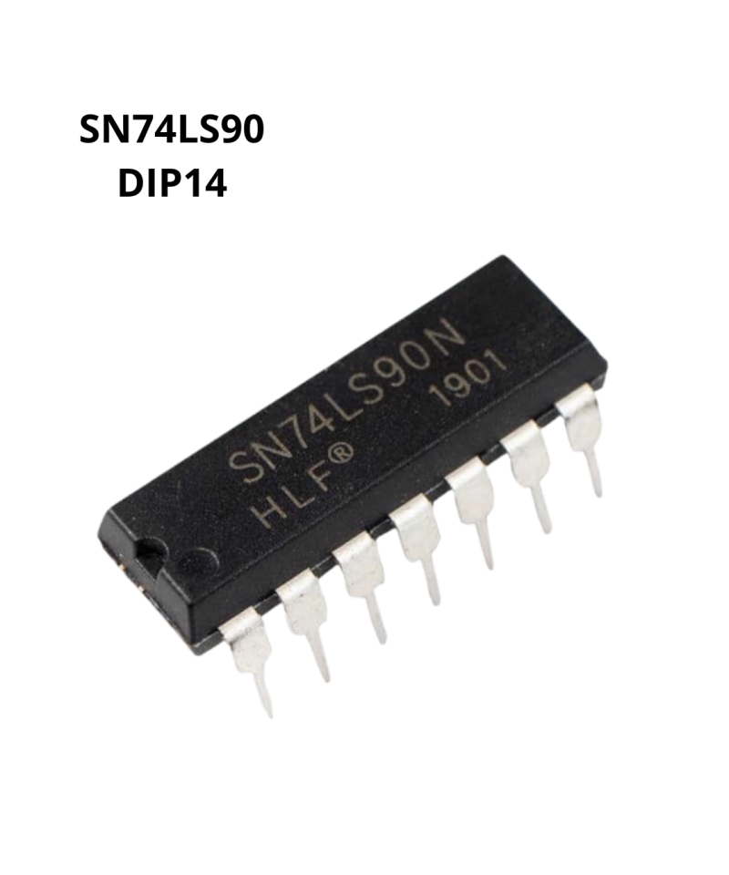 Contador de decadas SN74LS90 DIP-14