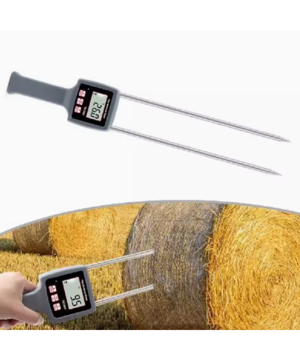 Medidor de humedad de granos con pantalla LCD