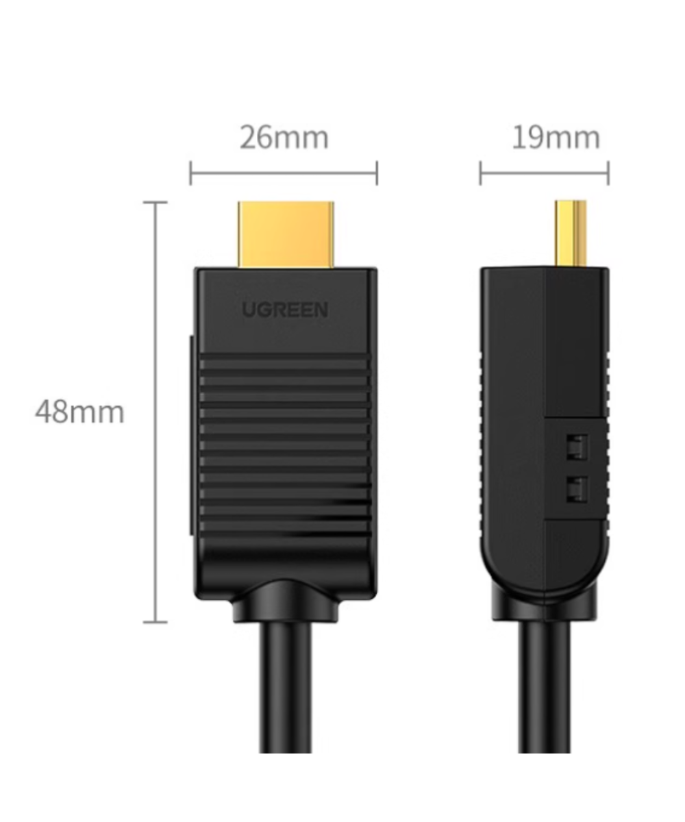 Puerto HDMI con tornillos 2.0 4K HD UGREEN