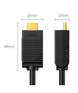 Puerto HDMI con tornillos 2.0 4K HD UGREEN