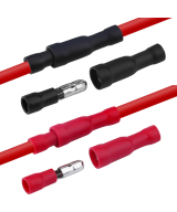 Terminal de conexion FRD/MPD1.25-156 negro y rojo 2 pares