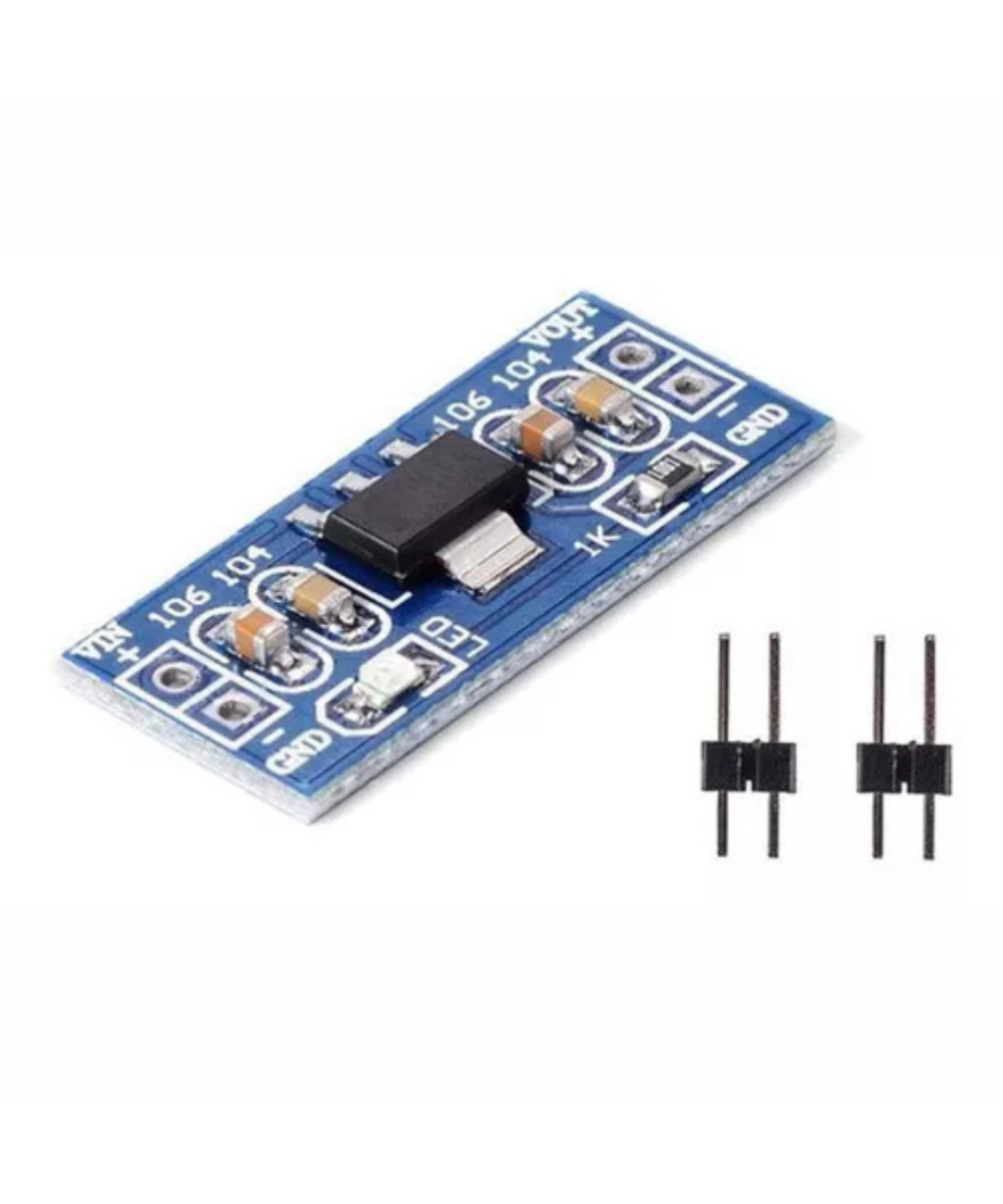 Modulo regulador de voltaje AMS1117 5V sin soldar