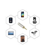 Adaptador de audio 2.5mm a 3.5mm/3.5mm a 2.5mm hembra XC-206