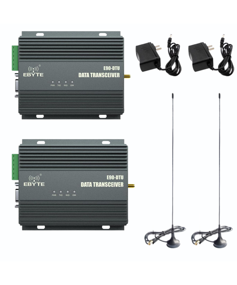 Sistema de comunicacion 15W E90-DTU(230SL42) 230Mhz 30Km TX/RX (par)