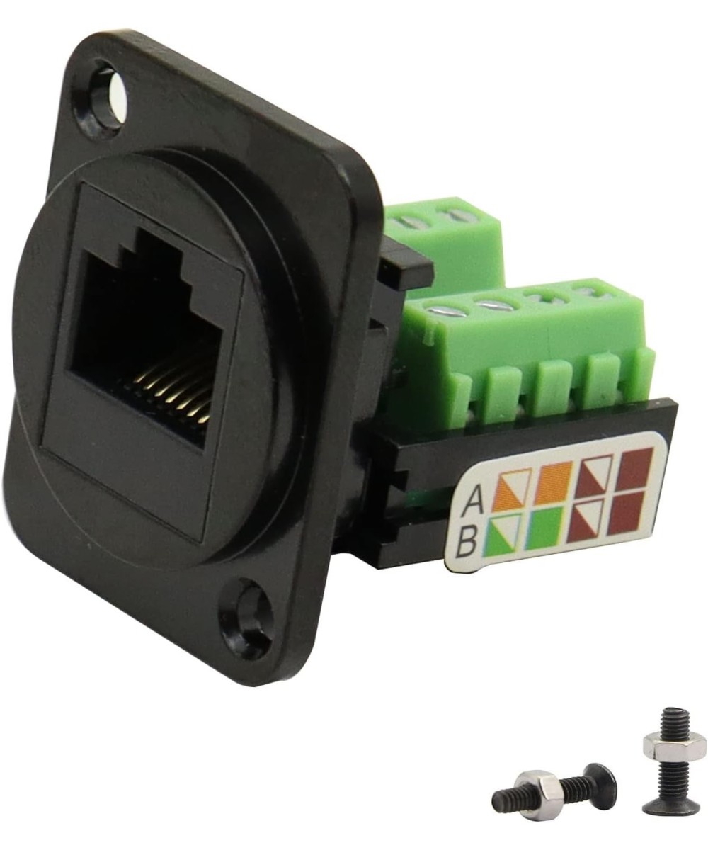 Conector rj45 terminal de bloque cat 5e para empotrar