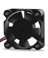Ventilador plastico  2 lineas 5V/12V/24V 30x10mm