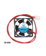 Ventilador plastico  2 lineas 5V/12V/24V 30x10mm