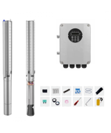 Kit de sistema de bomba Solar sumergible multietapa con controlador MPTT 280V 2200W