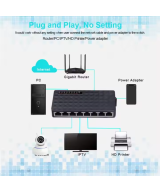 Switch LAN 8 puertos 100MBPS