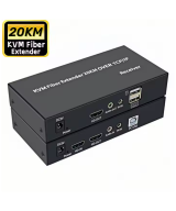 Extender HDMI KVM 20km fibra optica TX / RX 1080p SC- SC