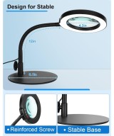 Lupa de mesa 10X 12W