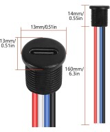 Puerto USB-C 4/5/6 pines con Cable
