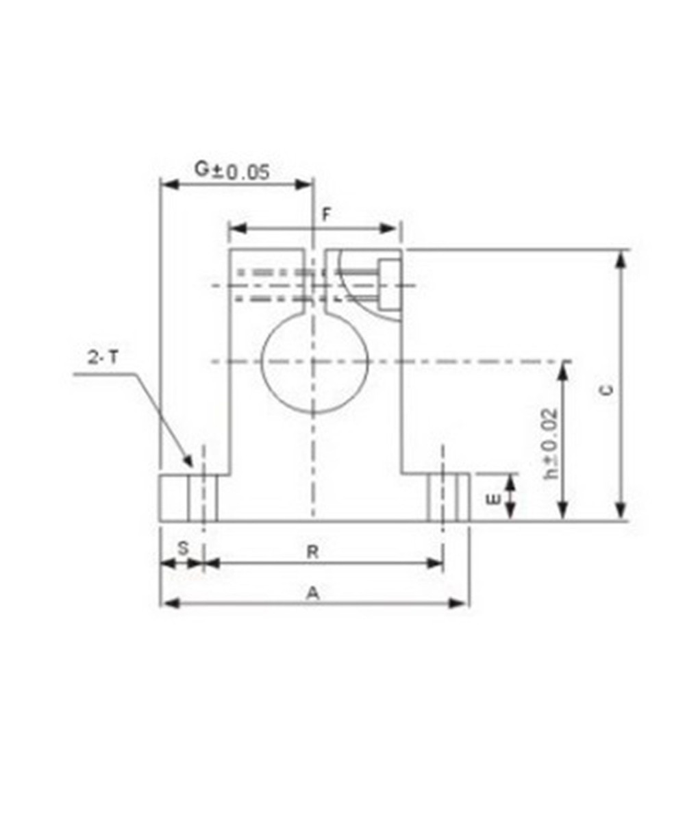 Soporte de varillas de 12mm para CNC