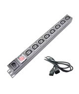 PDU horizontal de 8 tomas 110V - 250V