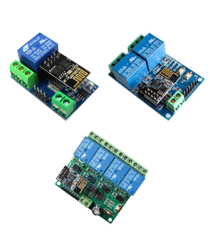 Rele wifi de 1-4 canales ESP8266