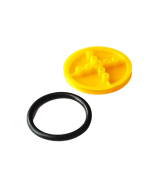 Polea de plastico con agujeros y hule