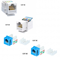 JACK RJ45 para PCB CAT 5e y 6e