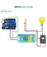 Medidor de Voltaje y Corriente AC PZEM-004T 100A con Puerto de Comunicacion TTL