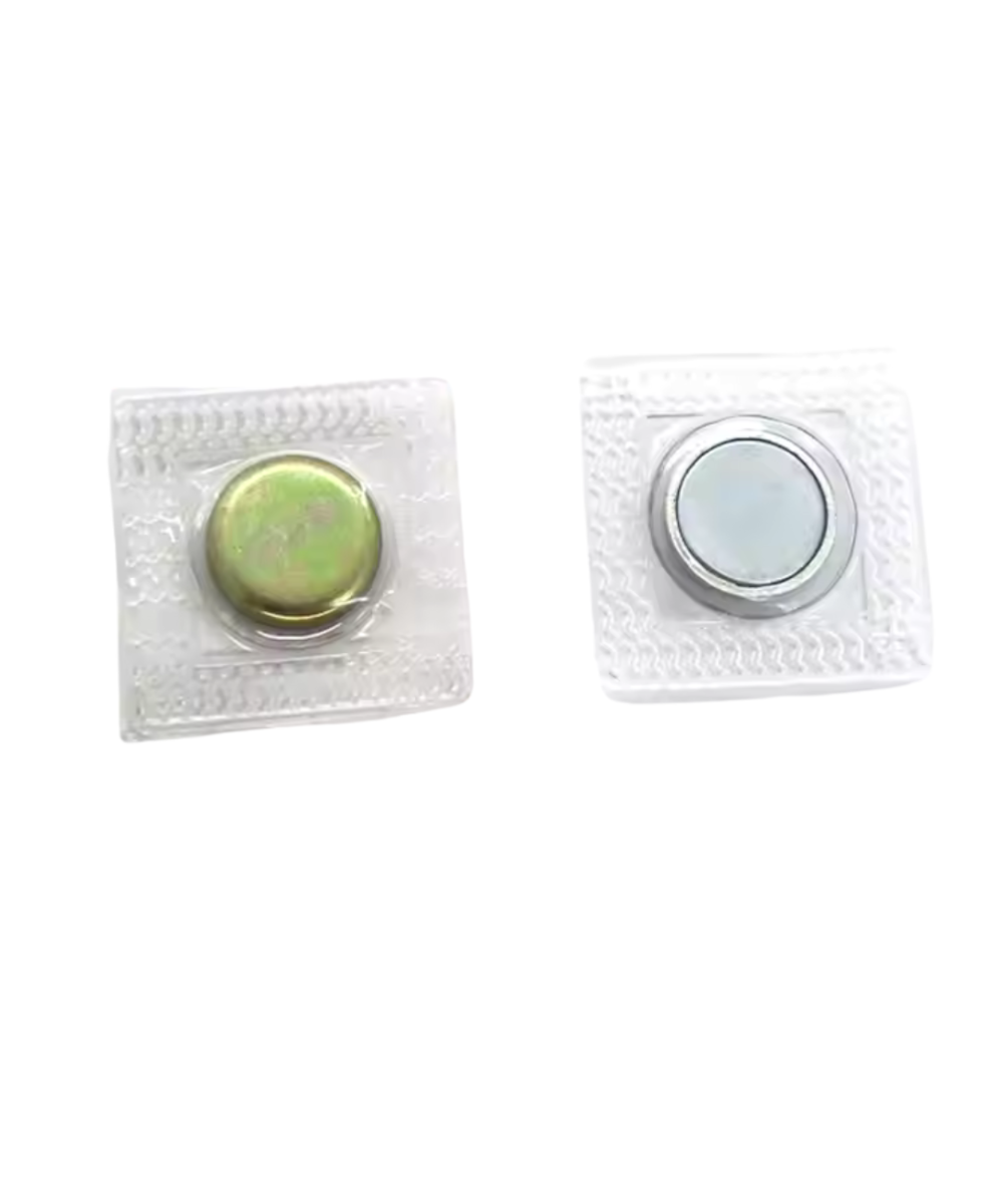 Iman de Neodimio para textiles recubierto negativo y positivo (2U)