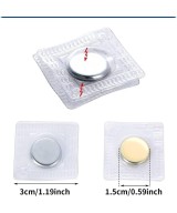 Iman de Neodimio para textiles recubierto negativo y positivo (2U)