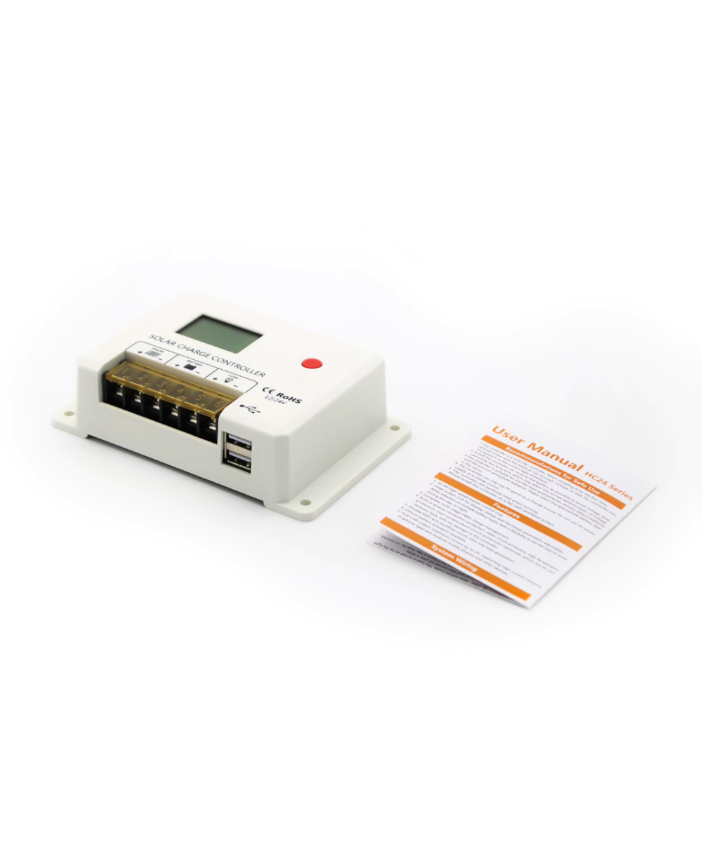 Controlador de Carga 10A PWM 12/24V HC2410