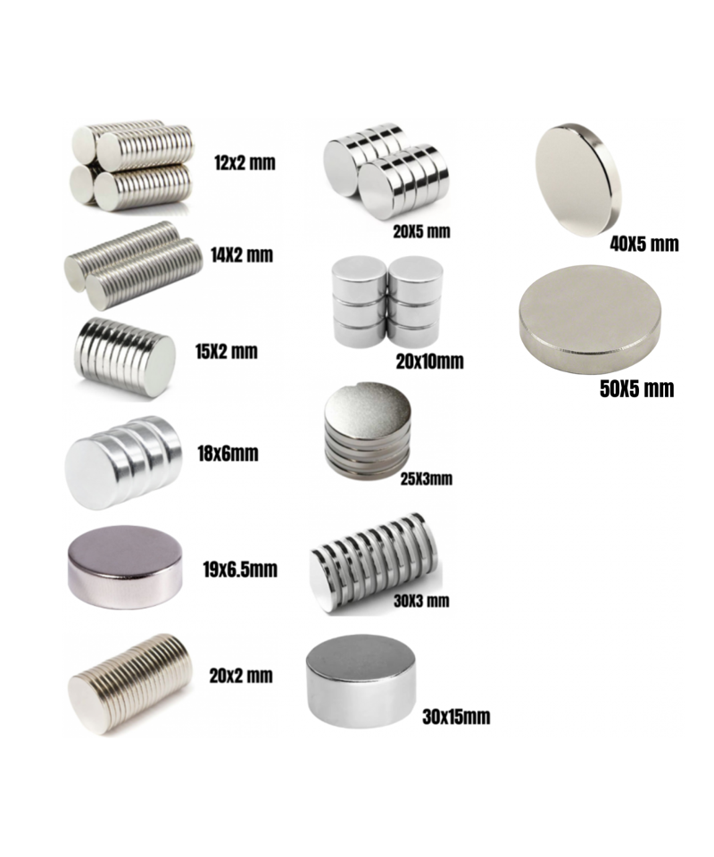 Imanes de Neodimio Circulares