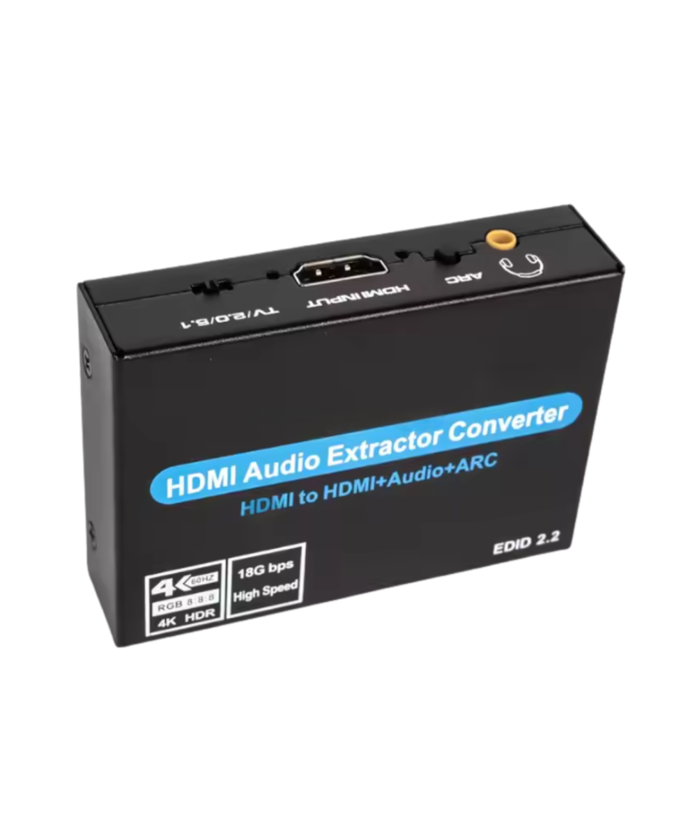 Separador de audio y video de HDMI a RCA/ HDMI/ Óptico