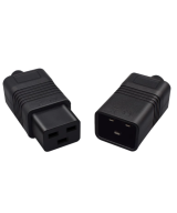 Adpatador de energia AC macho y hembra C19 a C20