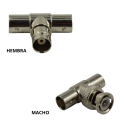 Conector separador BNC tres...