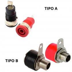Conector tipo banana hembra...