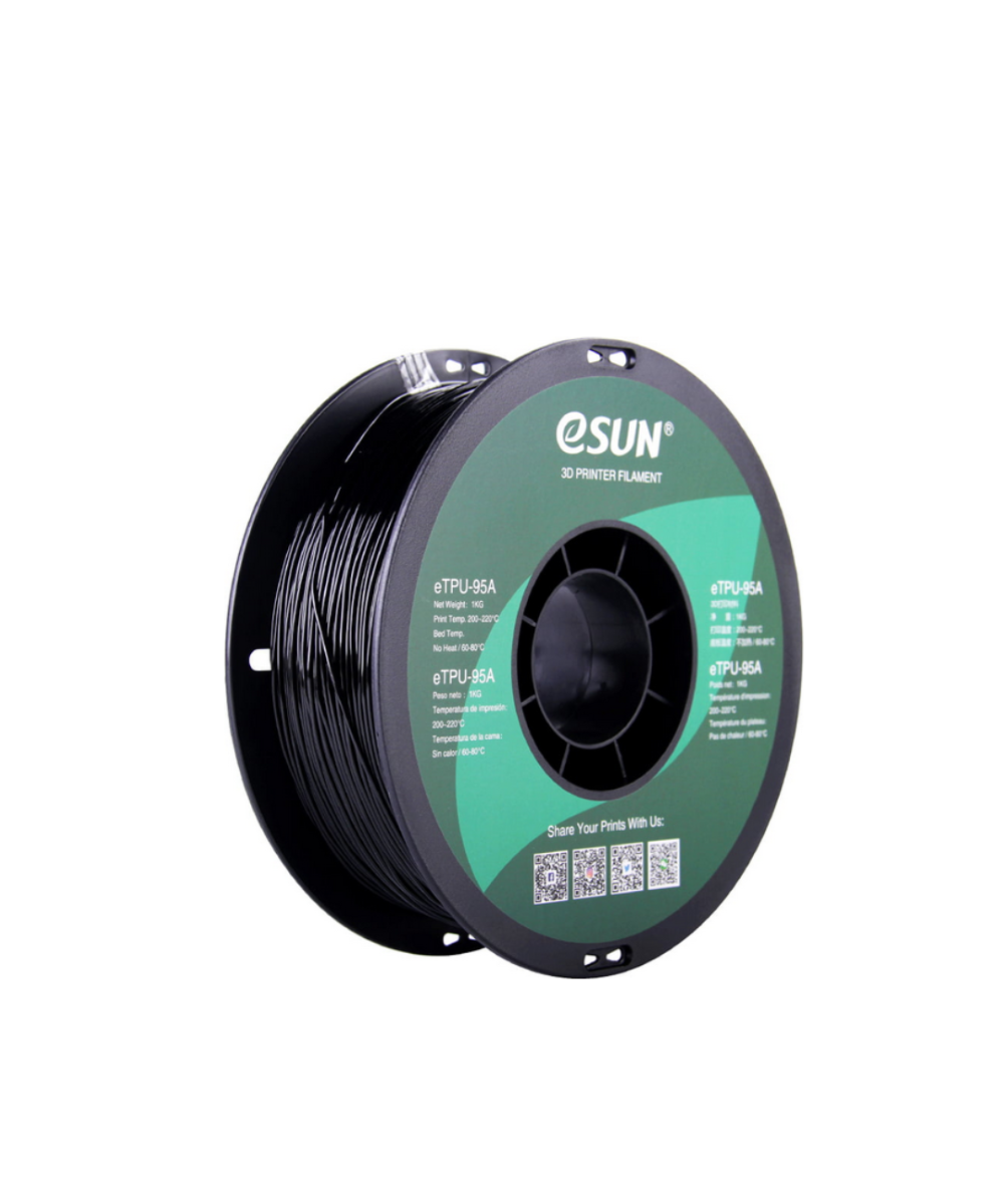 FILAMENTO TPU ESUN 1.75MM 1KG NEGRO