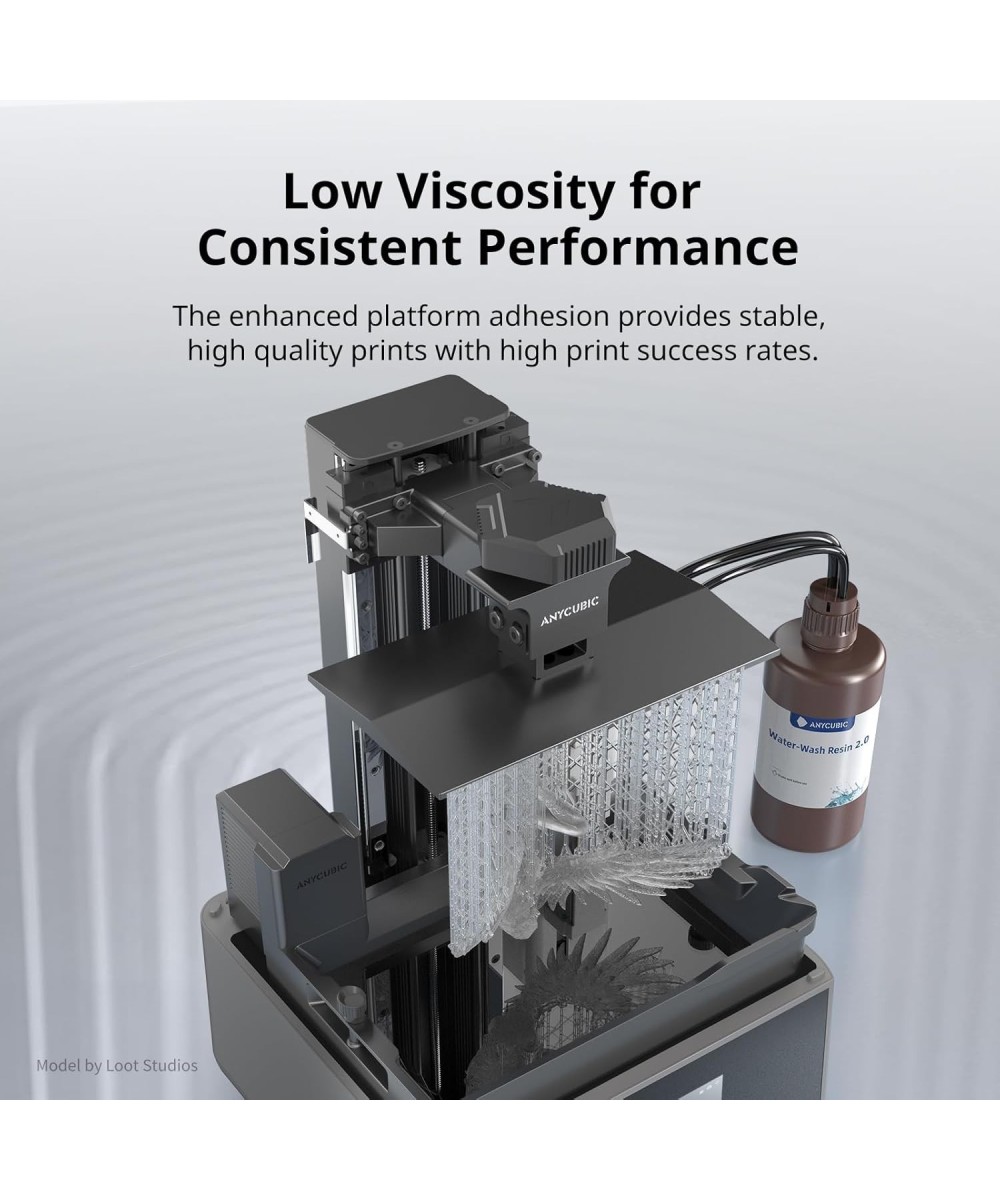 Resina UV ANYCUBIC 500g para impresoras 3D Standard Lavable