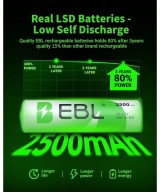 Baterias Recargables AA 2800mAh EBL (4U)