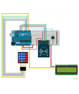 Control de Acceso RFID con teclado matricial