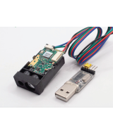 Sensor de distancia láser M88 50m con módulo USB a Serial TTL PL2303