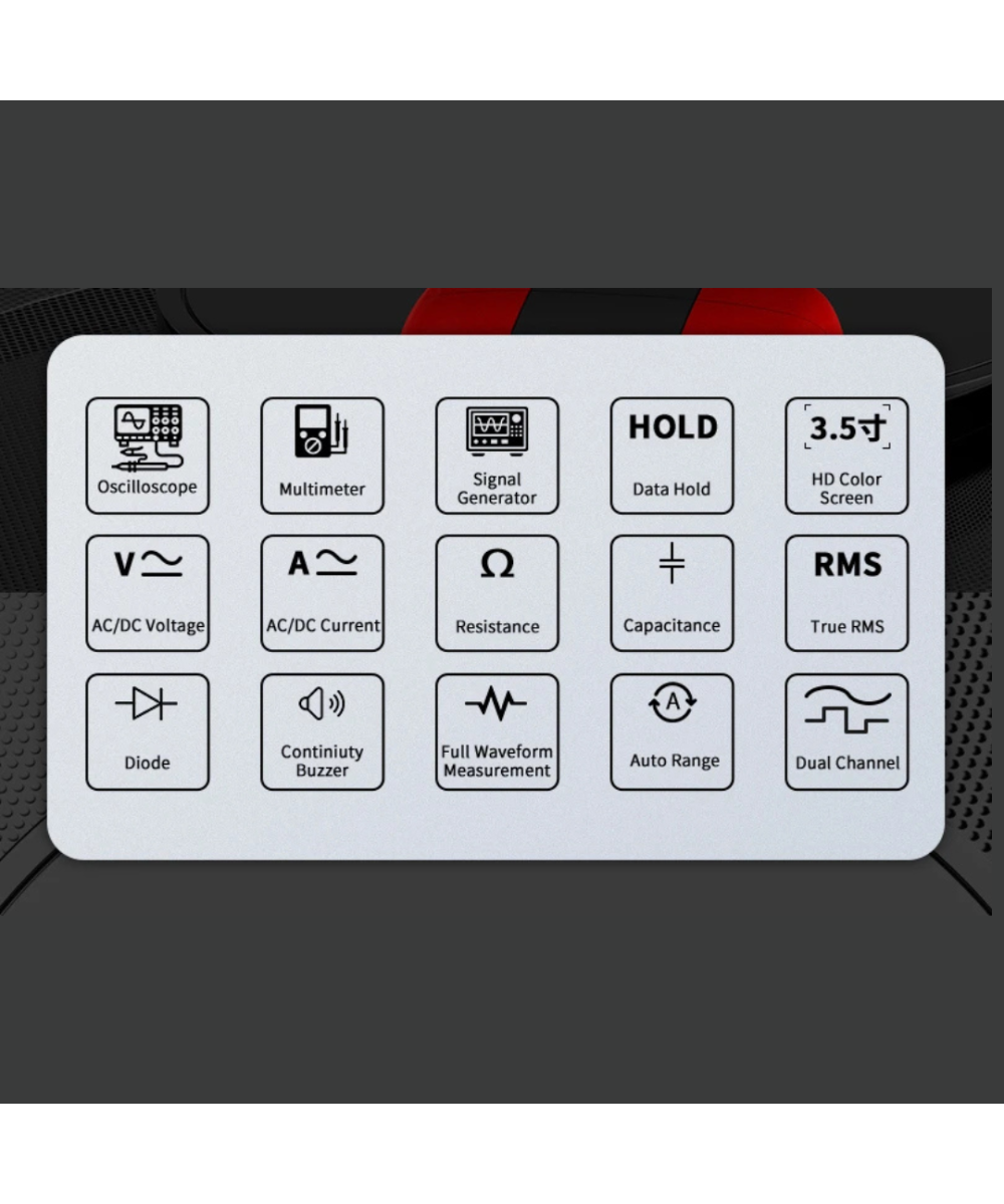 Multimetro y Osciloscopio 3 en 1 ZT-703S ZOYI
