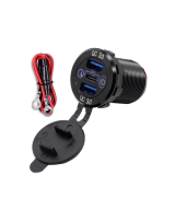 Enchufe Cargador de Coche Dual USB 12V-24V