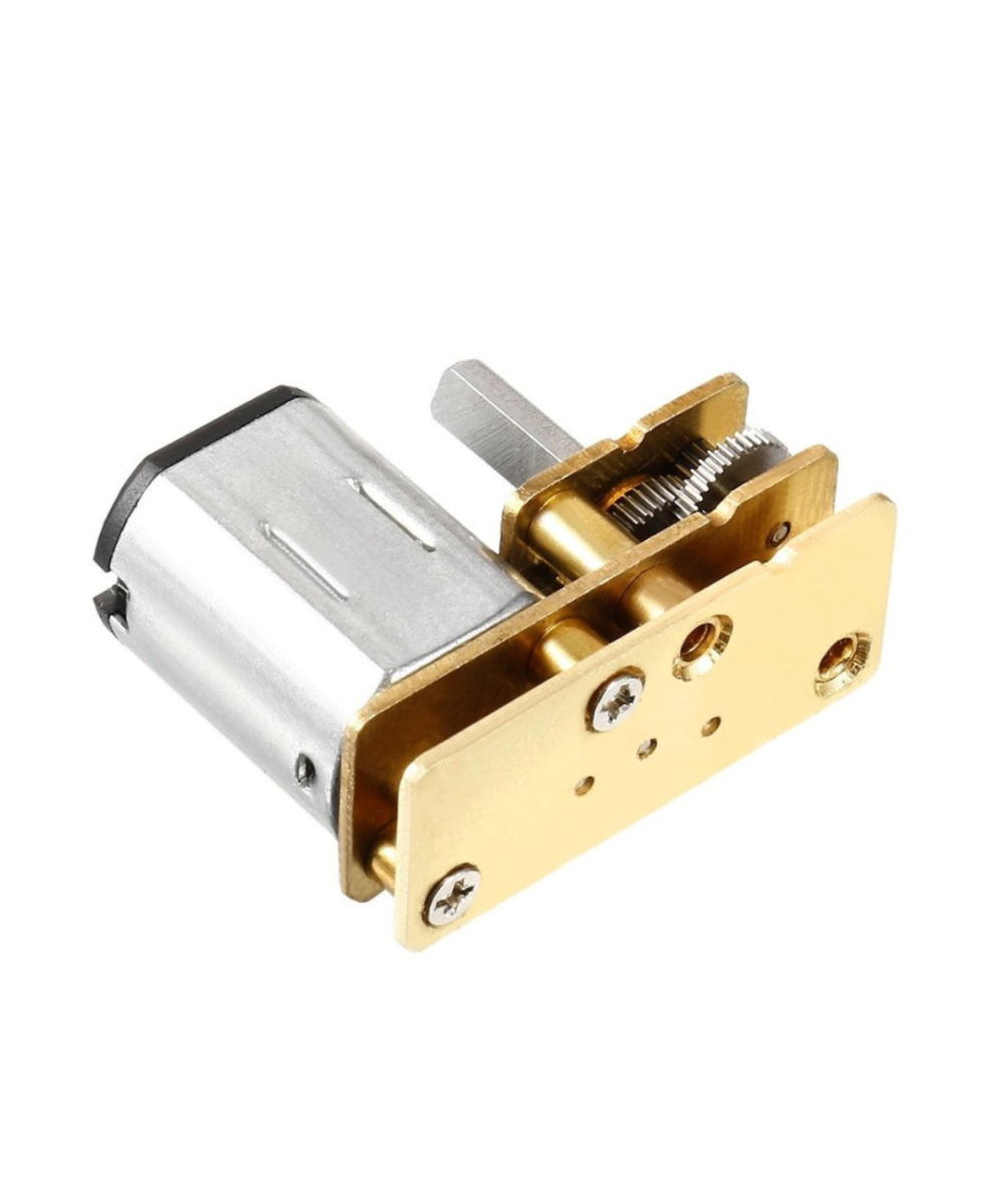 Motor DC con motorreductor 100RPM 6V - 12V