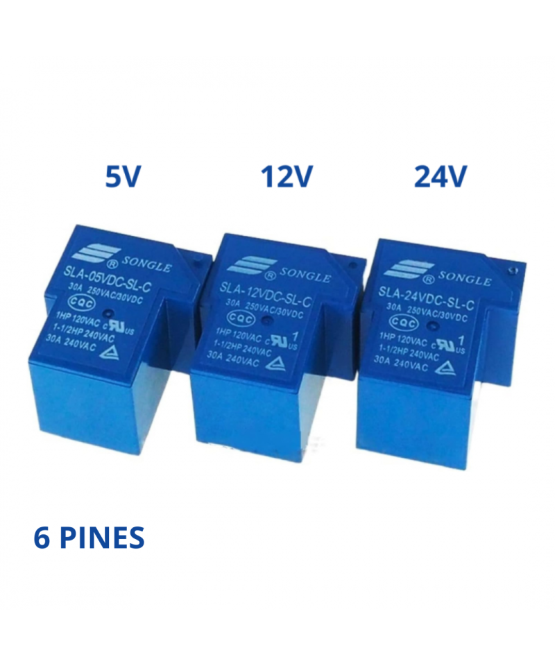 Rele de potencia 5V-24V 30A