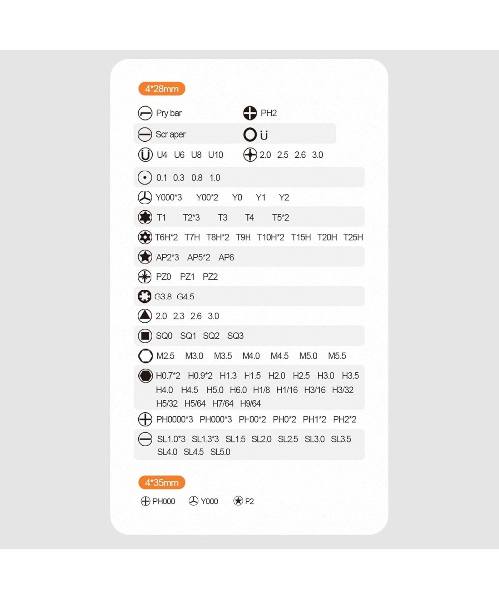 Kit de destornilladores de precision 130 en 1