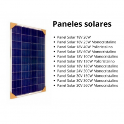Panel Solar 18-36V 20-540W