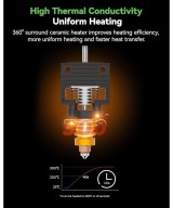 Kit de bloque calefactor ceramico Creality para K1/K1C/K1 Max